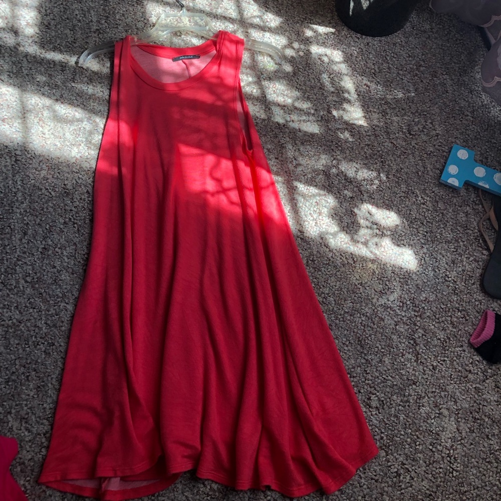 color swatch flowy t shirt dress